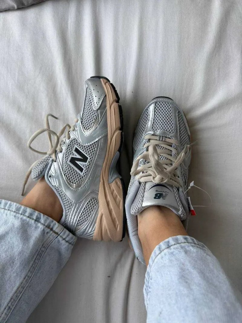 Кроссовки New balance 530 Silver Beige / Нью беленс 530 бежевые 37 38 39 40 41 — фото 5