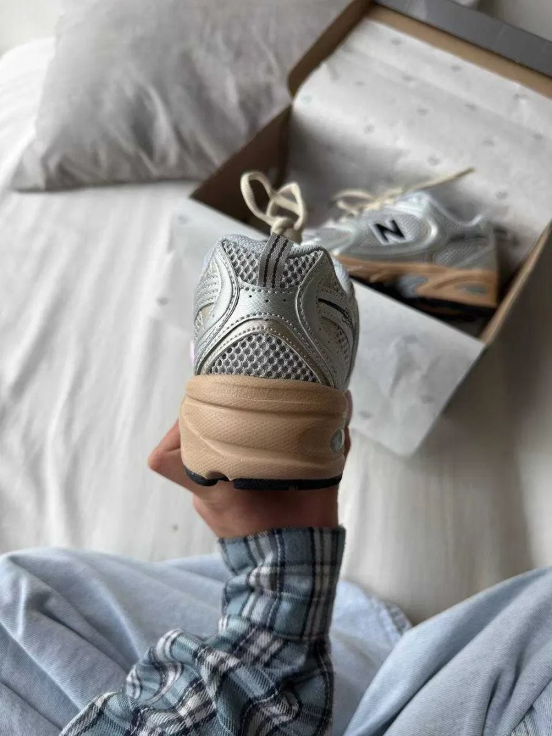 Кроссовки New balance 530 Silver Beige / Нью беленс 530 бежевые 37 38 39 40 41 — фото 8