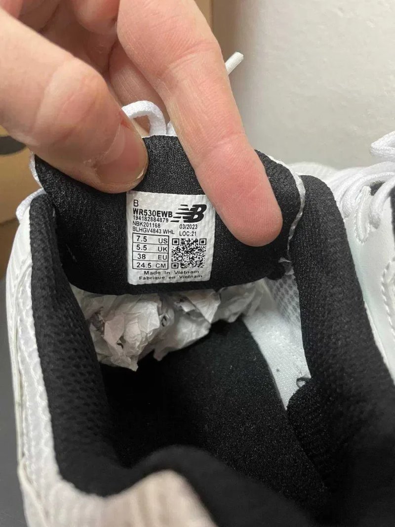 Кроссовки New Balance 530 Silver Black / Нью беленс 530 черные 37 38 39 40 — фото 7