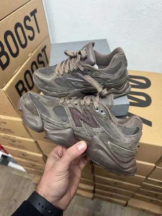 Кроссовки New Balance 9060 brown  Нью Беленс 9060 коричневые 37 38 39 — фото 5
