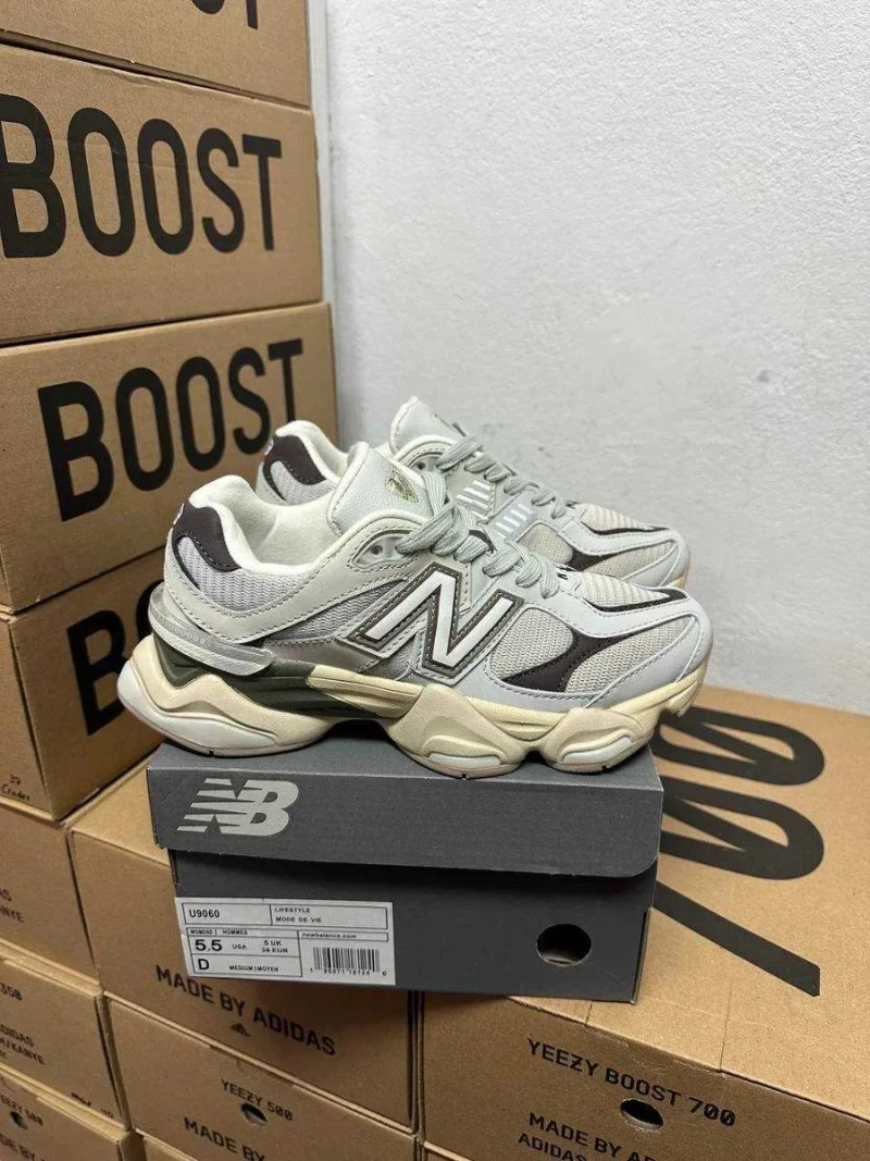 Кроссовки New Balance 9060 Grey Matter Timberwolf Нью Беленс 9060серые — фото 2