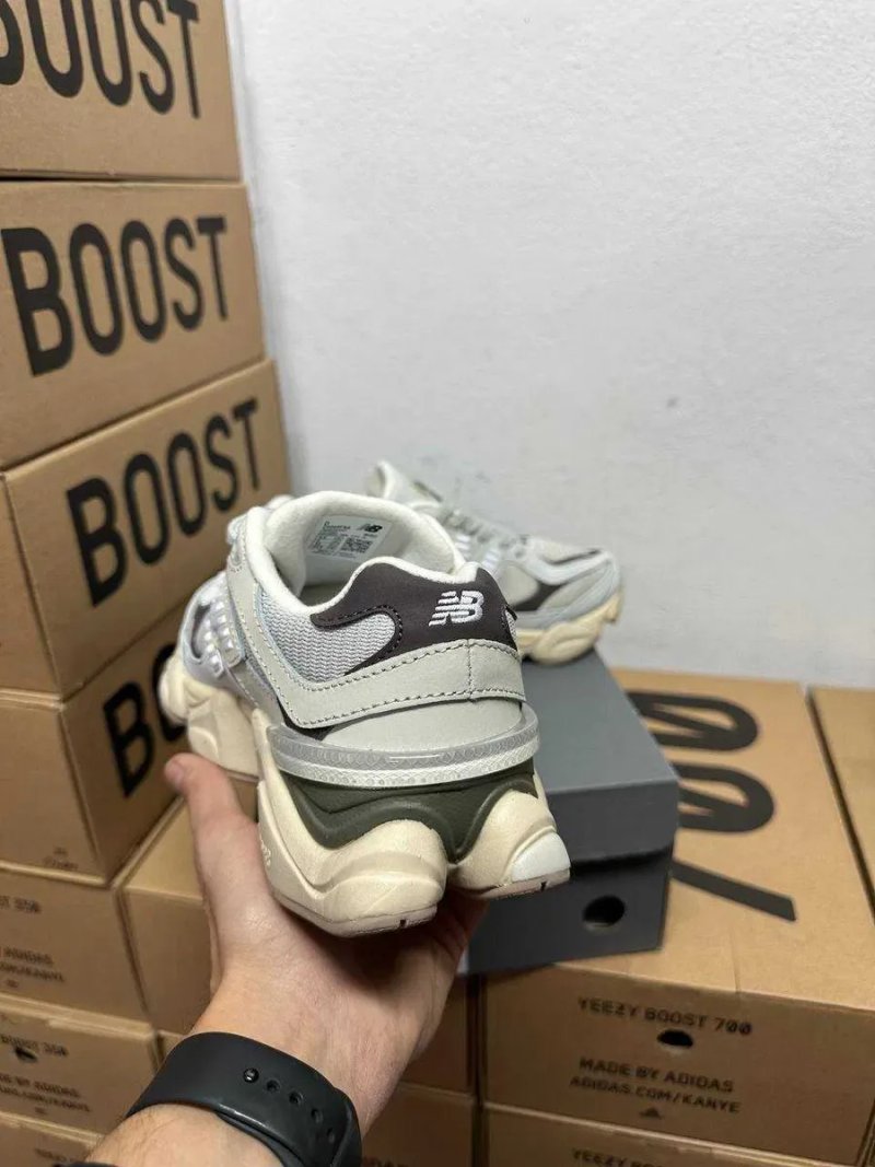 Кроссовки New Balance 9060 Grey Matter Timberwolf Нью Беленс 9060серые — фото 6