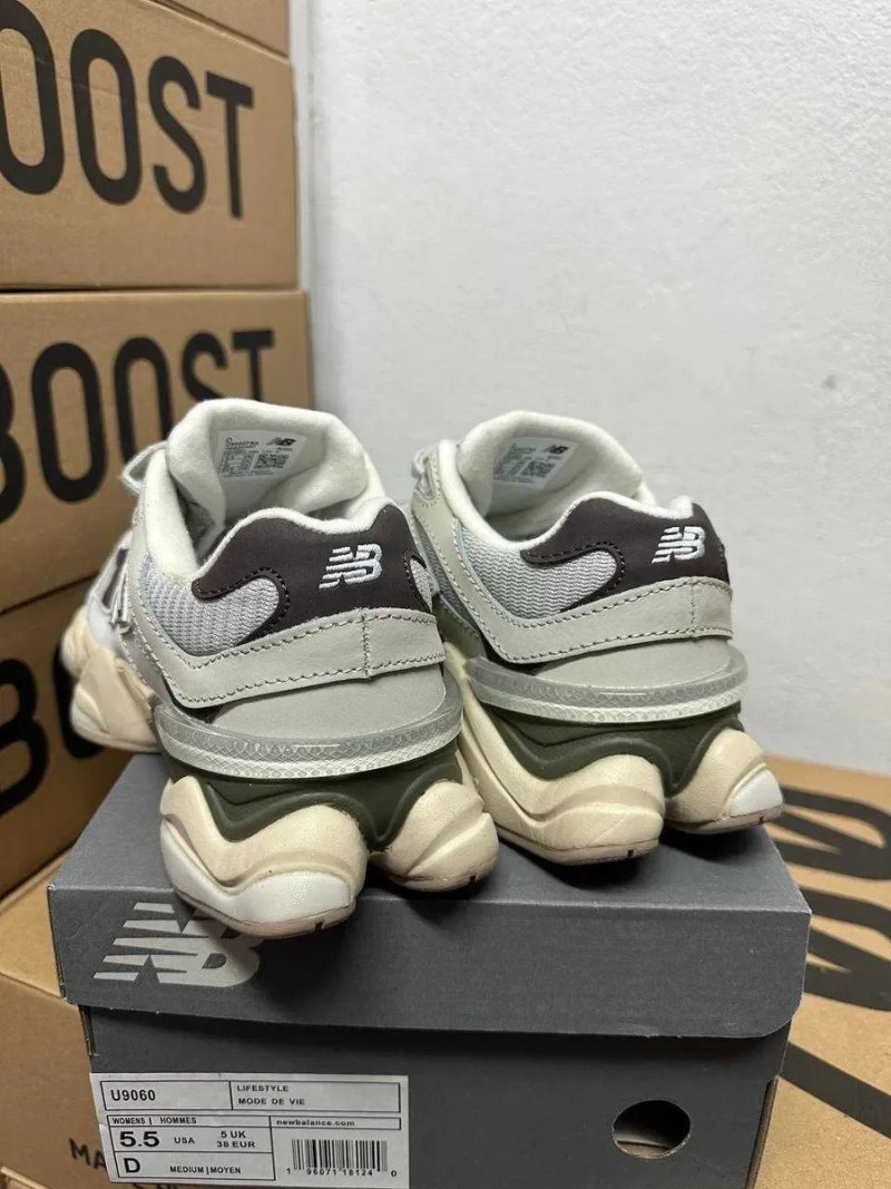 Кроссовки New Balance 9060 Grey Matter Timberwolf Нью Беленс 9060серые — фото 7