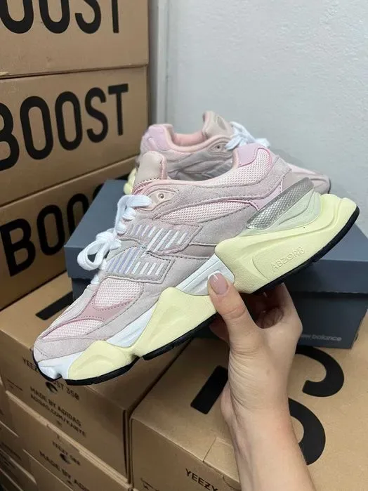 Кроссовки New Balance 9060 pink Нью Беленс 9060 розовые 37 38 39 40 — фото 4