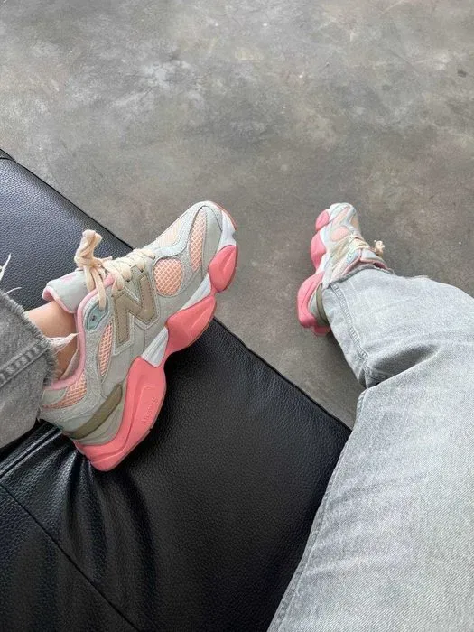 Кроссовки New Balance 9060 pink / Нью Беленс 9060 розовые 37 38 39 40 — фото 5