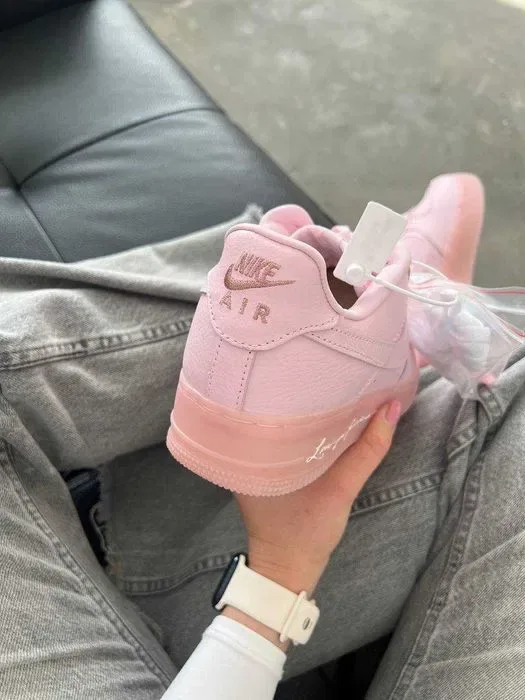 Кроссовки Nike Air Force low pink / Найк Аир Форс розовые 37 38 39 — фото 2