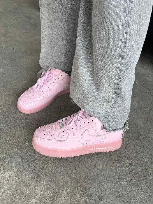Кроссовки Nike Air Force low pink / Найк Аир Форс розовые 37 38 39 — фото 6