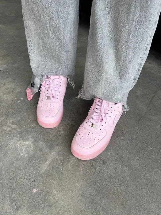 Кроссовки Nike Air Force low pink / Найк Аир Форс розовые 37 38 39 — фото 8