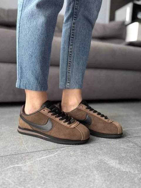 Кроссовки Nike Cortez Classic Brown/black  Оригинал женские новые