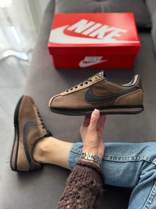 Кроссовки Nike Cortez Classic Brown/black  Оригинал женские новые — фото 5