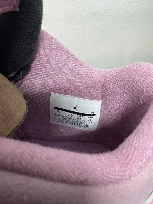 Кроссовки Nike Jordan 4 pink / Джордан розовые высокие 37 38 39 40 — фото 7