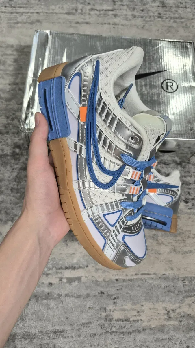 Кроссовки Nike Off-White Rubber | Nike rubber dunk off white | Кросівки найк Офф вайт Рабен Обувь Офф вайт Найк Balenciaga Track Runner Траки — фото 3