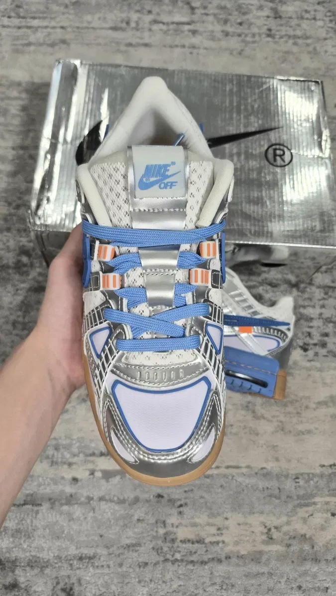 Кроссовки Nike Off-White Rubber | Nike rubber dunk off white | Кросівки найк Офф вайт Рабен Обувь Офф вайт Найк Balenciaga Track Runner Траки — фото 4