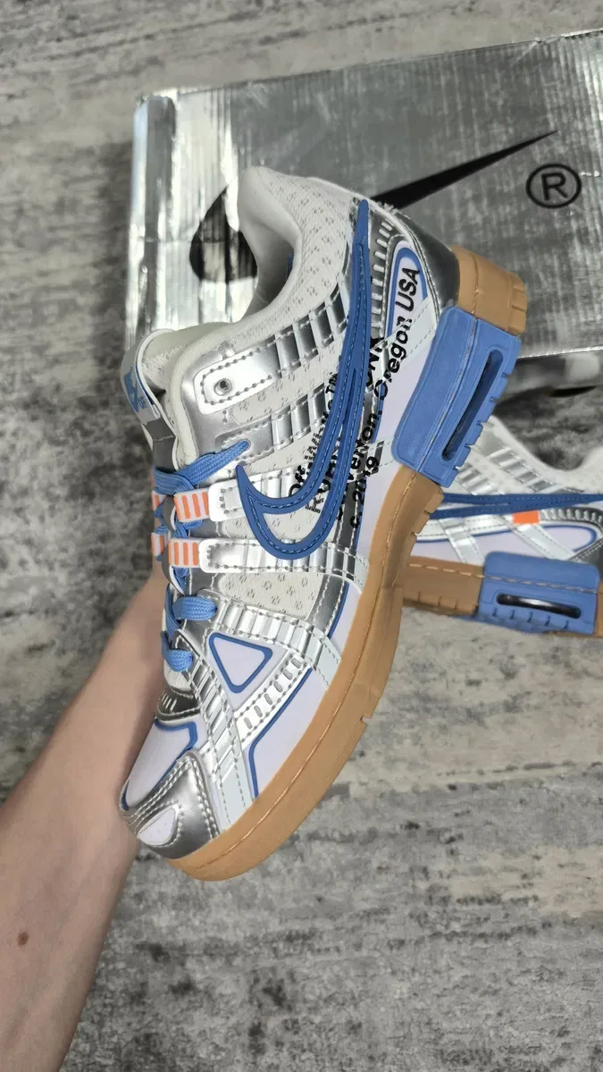 Кроссовки Nike Off-White Rubber | Nike rubber dunk off white | Кросівки найк Офф вайт Рабен Обувь Офф вайт Найк Balenciaga Track Runner Траки — фото 5