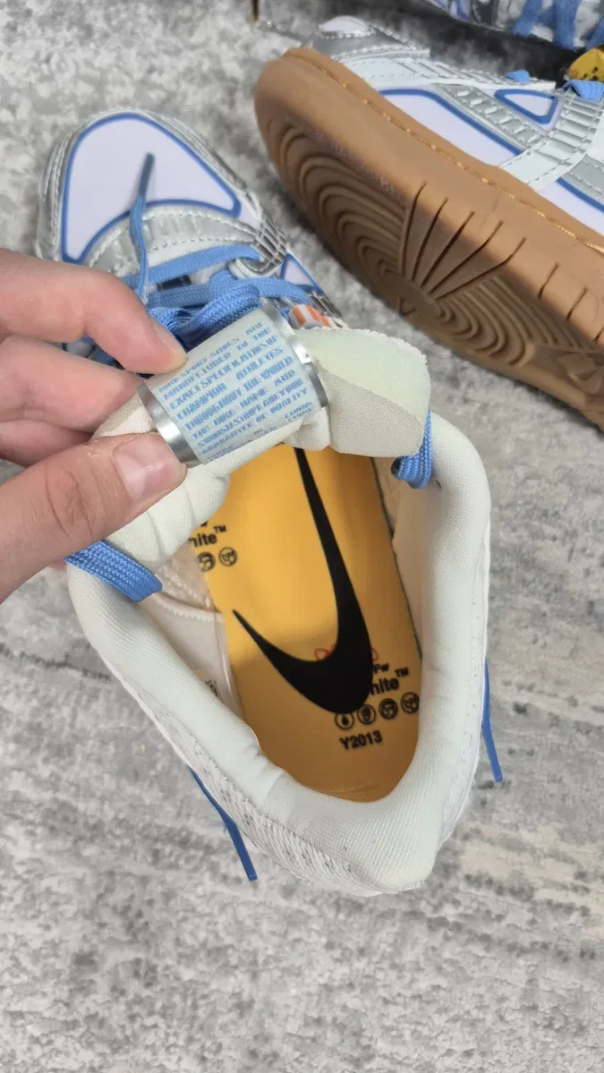 Кроссовки Nike Off-White Rubber | Nike rubber dunk off white | Кросівки найк Офф вайт Рабен Обувь Офф вайт Найк Balenciaga Track Runner Траки — фото 6