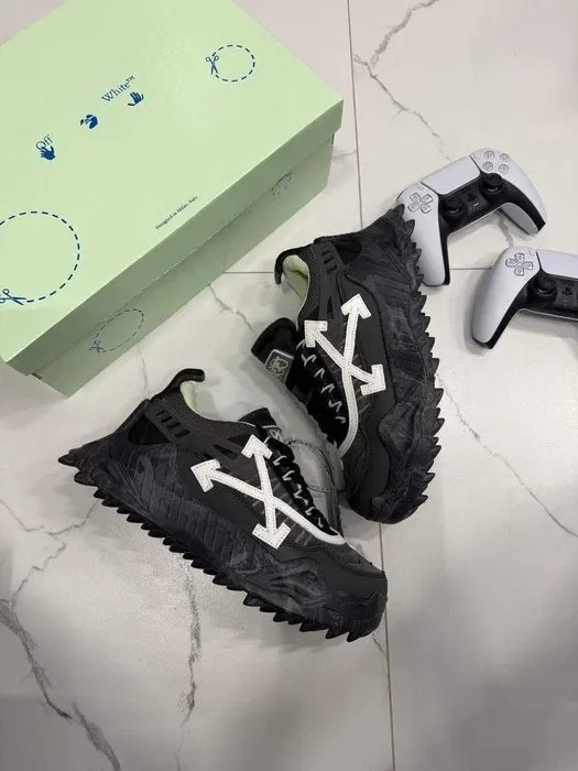 Кроссовки Off-White Odsy-1000 Black-White Оригинал мужские новые — фото 2