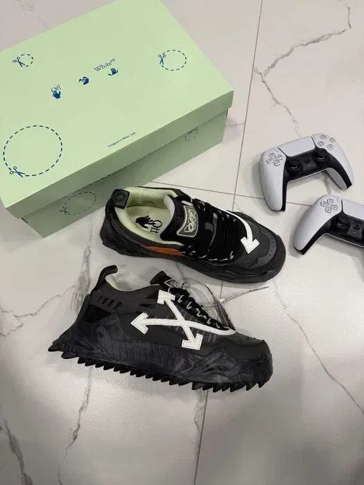 Кроссовки Off-White Odsy-1000 Black-White Оригинал мужские новые — фото 3