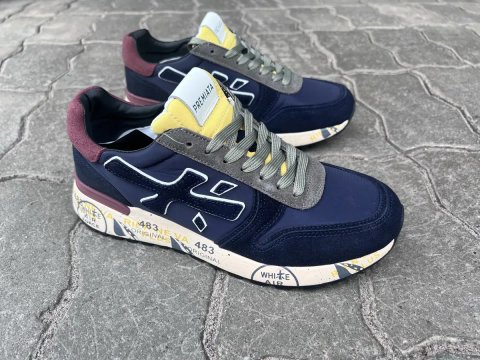 Кроссовки Premiata Mick Navy Blue Grey 41-45 синие.