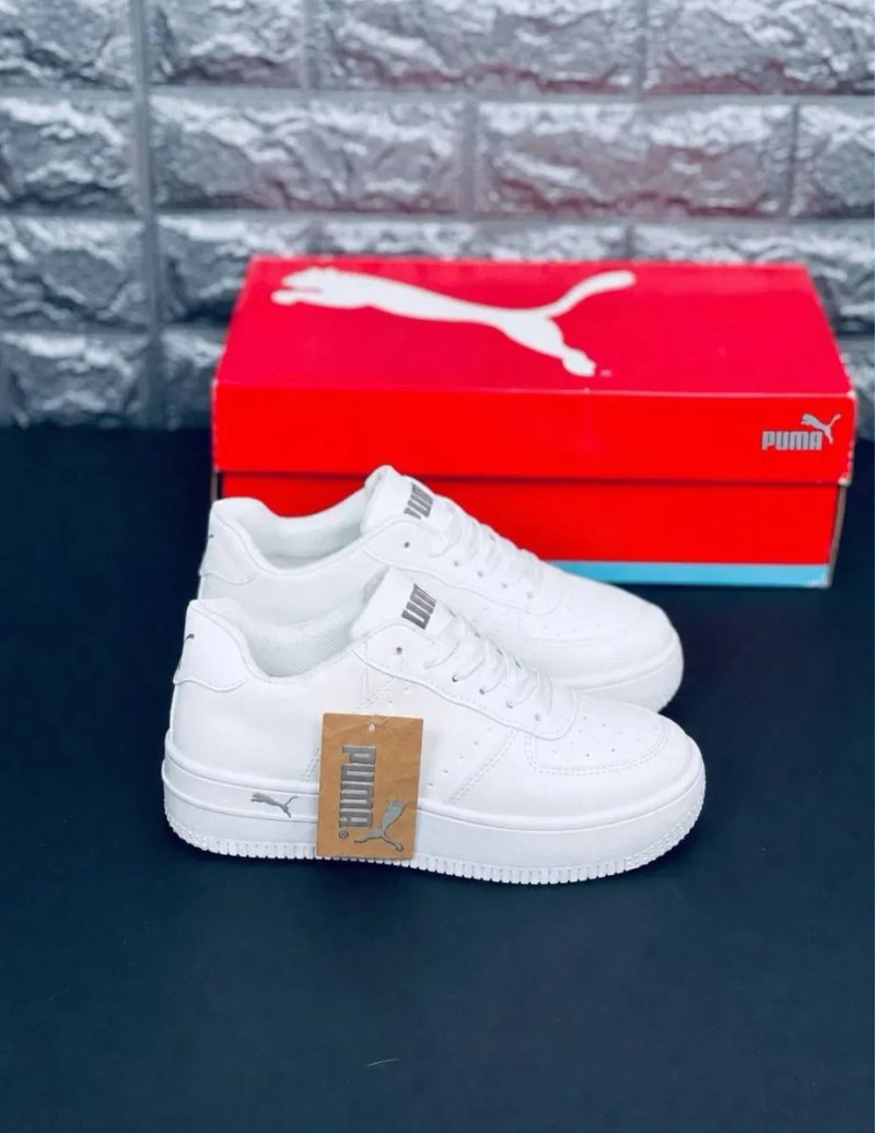 Кроссовки Puma SoftFoam женские красовки осень Натуральная кожа ! Повседневные женськие красовки пума Пума на осень Пума не дорого Пума женские — фото 4