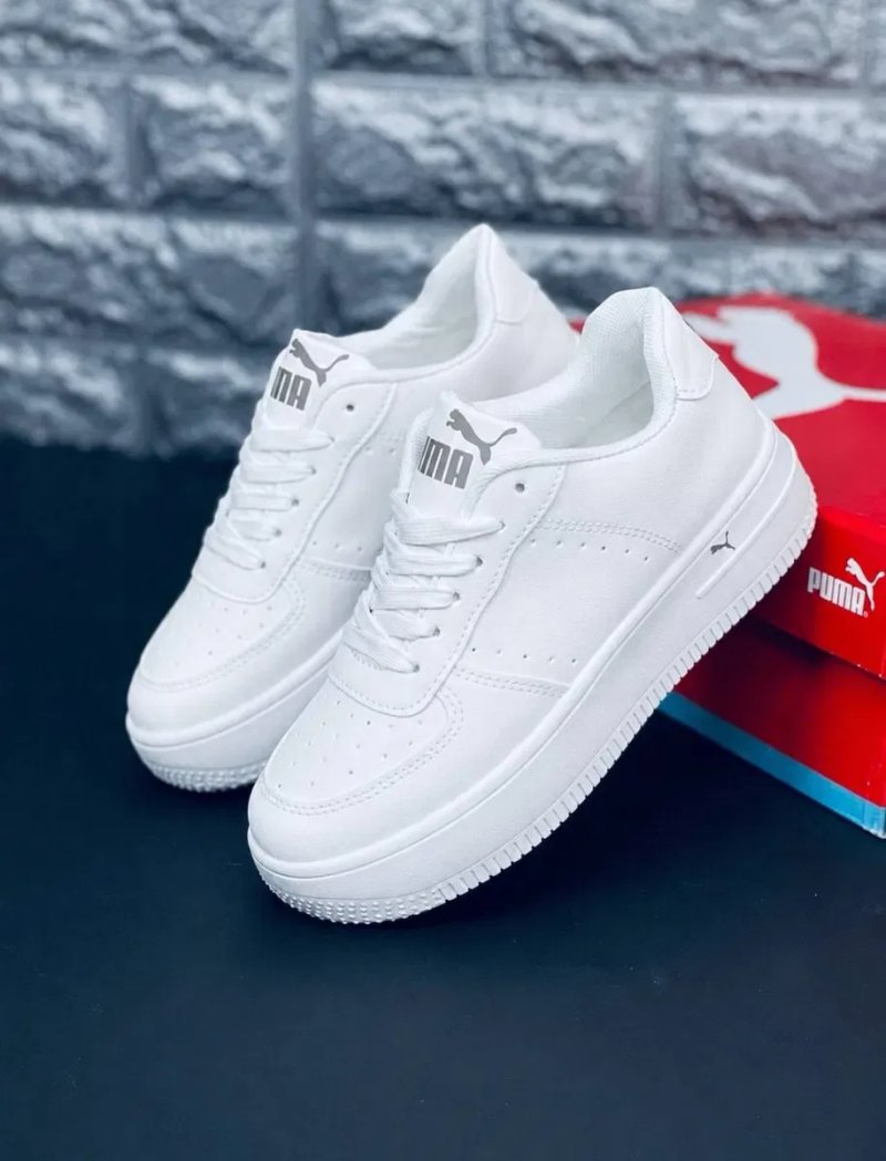 Кроссовки Puma SoftFoam женские красовки осень Натуральная кожа ! Повседневные женськие красовки пума Пума на осень Пума не дорого Пума женские — фото 6