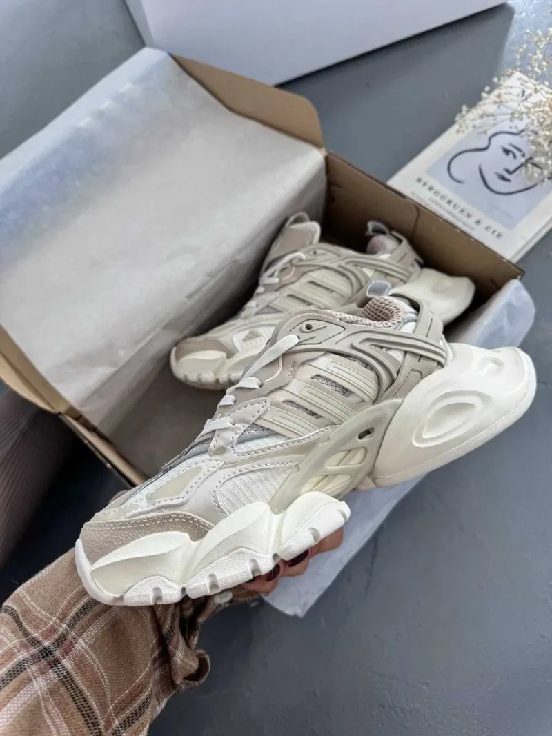 Кроссовки Женские Adidas Vento XLG Runner Deluxe Beige White / Кросівки Жіночі Венто — фото 6