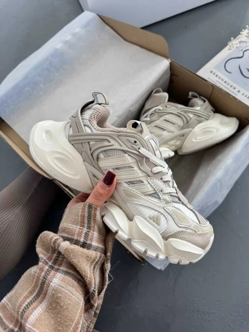 Кроссовки Женские Adidas Vento XLG Runner Deluxe Beige White / Кросівки Жіночі Венто — фото 8