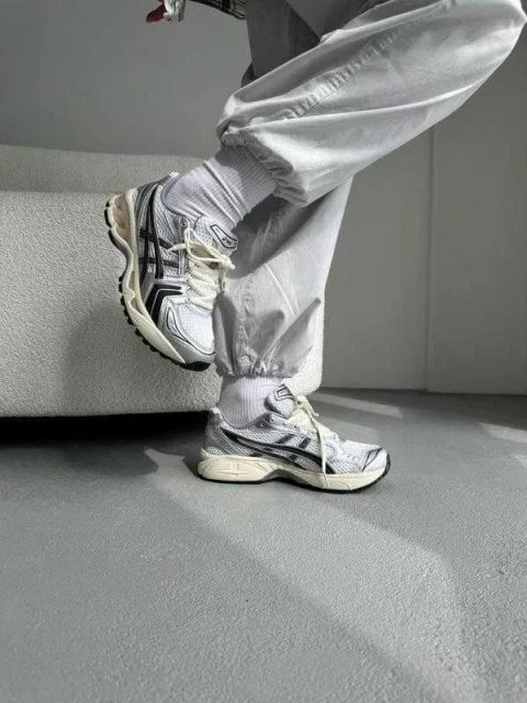 Кроссовки Женские Asics Gel-Kayano14 White Black/Жіночі Кросівки Асікс