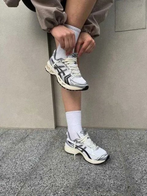 Кроссовки Женские Asics Gel-Kayano14 White Black/Жіночі Кросівки Асікс