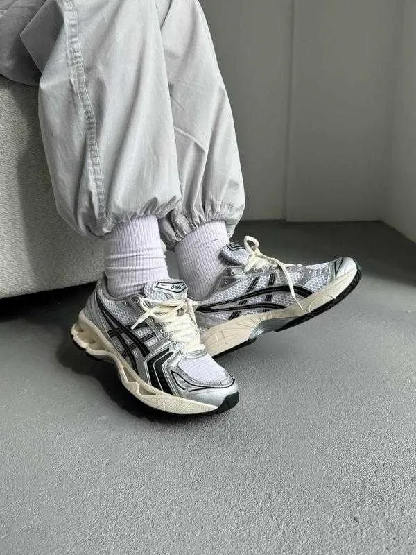 Кроссовки Женские Asics Gel-Kayano14 White Black/Жіночі Кросівки Асікс — фото 7