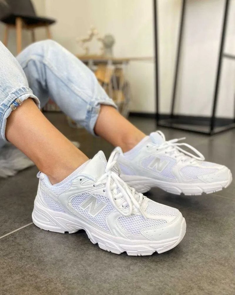 Кроссовки Женские New Balance 530 Triple White /Кросівки NB 530 Full White /Жіночі Нью Беланс Munsell White — фото 3