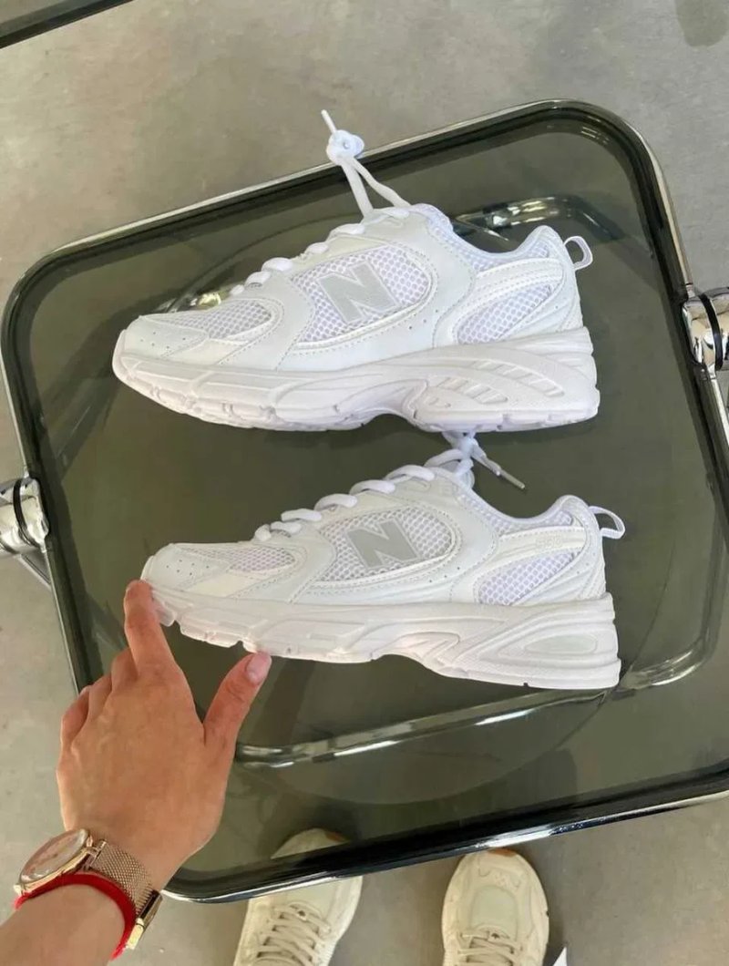 Кроссовки Женские New Balance 530 Triple White /Кросівки NB 530 Full White /Жіночі Нью Беланс Munsell White — фото 5