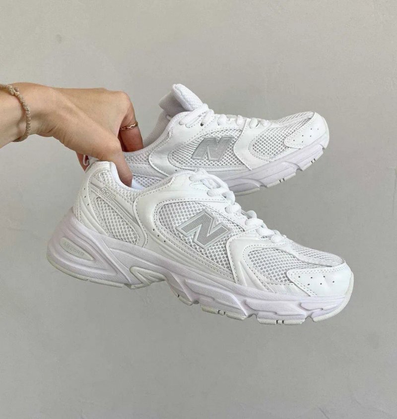 Кроссовки Женские New Balance 530 Triple White /Кросівки NB 530 Full White /Жіночі Нью Беланс Munsell White — фото 6