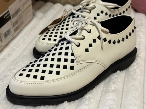 Круті шкіряні лофери,туфлі від відомого бренду Dr.Martens оригінал