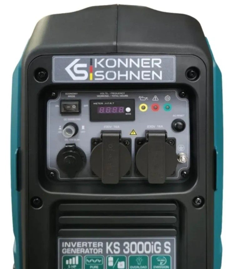 KS3000 IGS konner sohnen інверторний газо-бензиновий 3.3кВт — фото 2