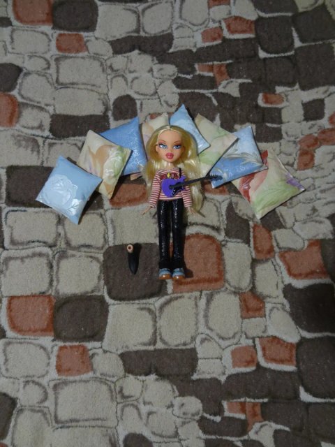 Кукла Bratz Rock Angelz Хлоя Cloe с гитарой MGA оригинал обувь Boyz