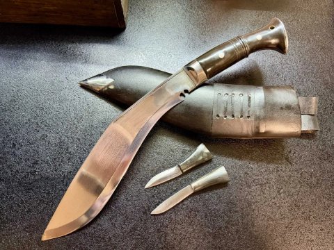 Кукрі Genuine Gurkha Kukri Panawal Nepal, клинок 10" (265 мм). Ріг буйвола. Непал