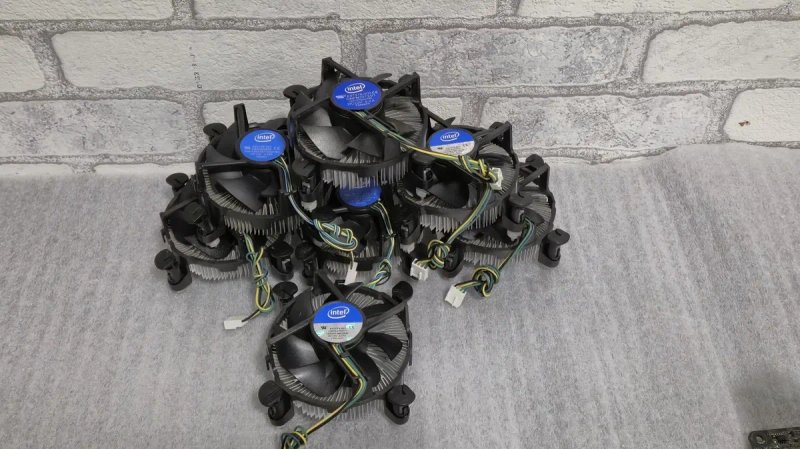 Кулер охолодження для процесорів Intel різних сокетів: s1156 s1155 s1150 s1151 s1200. Кулер CP — фото 2