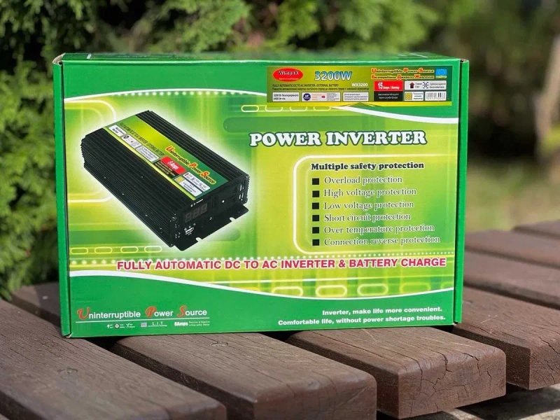 Купити безперебійник • инвертор • ДБЖ 3200 Вт 12-220V, чистий синус + зарядка акумулятора‼️ В наявності 1 квт-9 квт‼️ Акумулятори LiFePo4. — фото 5