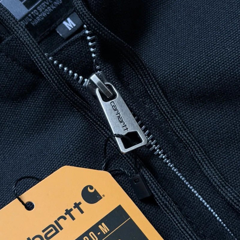 Куртка Carhartt WIP Detroit OG Active J130-M Black Кархарт Джинсовка — фото 6