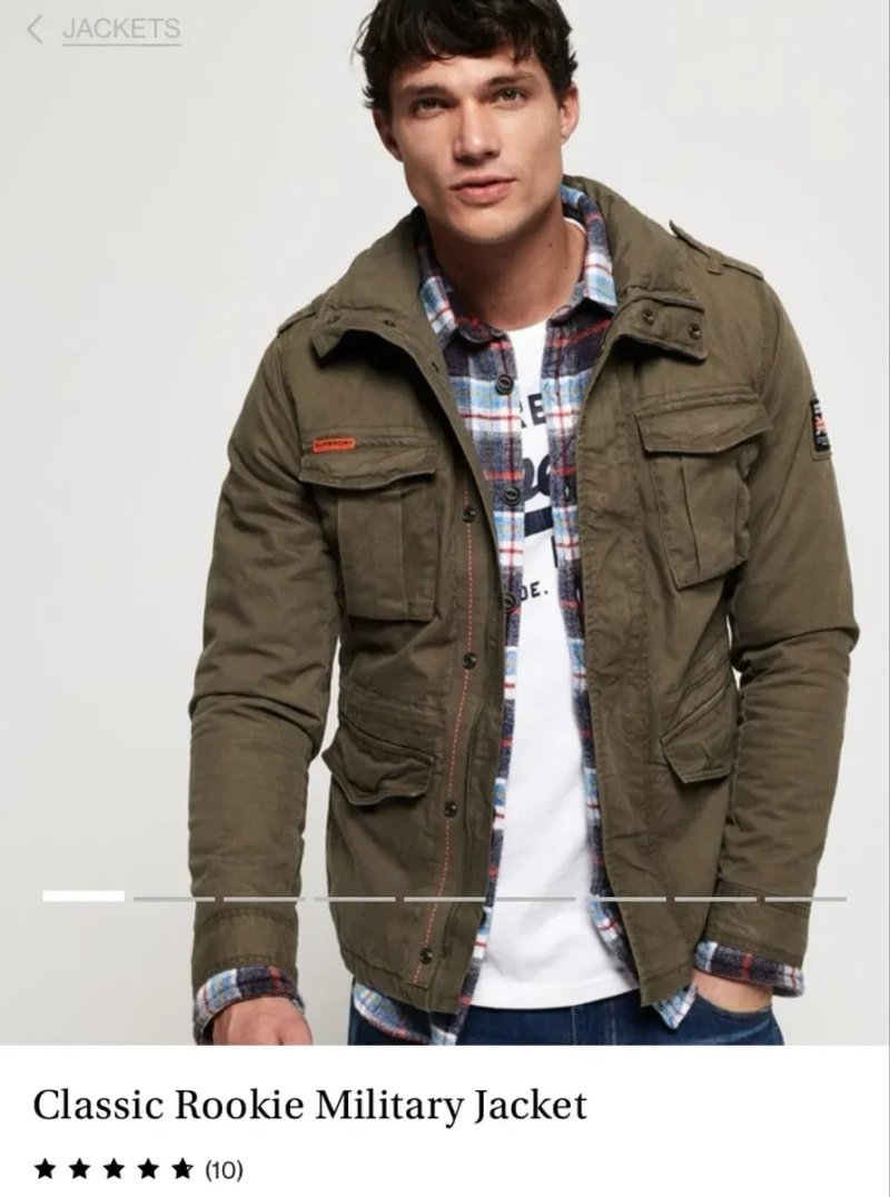 Куртка чоловіча SuperDry, Classic Rookie Military Jacket — фото 6