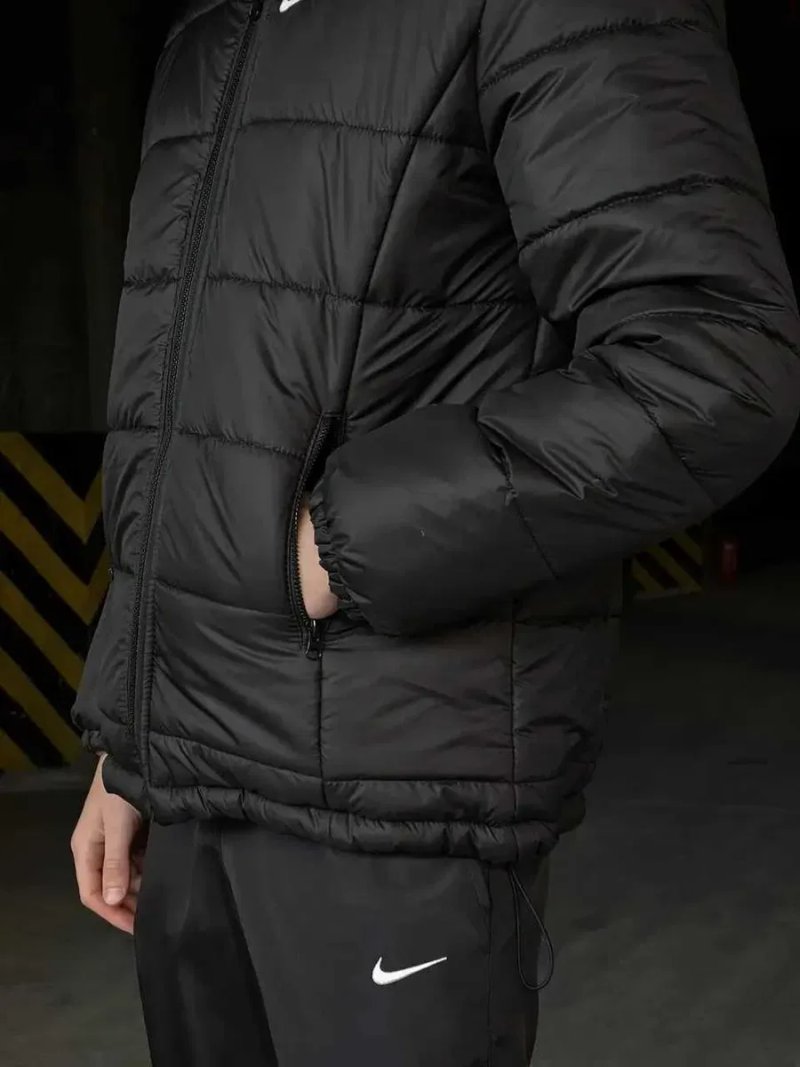 Куртка чоловіча зимова Nike до -25°С тепла з капюшоном пуховик найк — фото 5