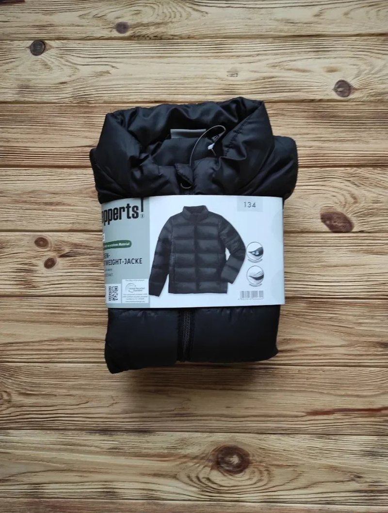 Куртка дитяча Pepperts Lightweight Jacket black ОРИГІНАЛ — фото 4