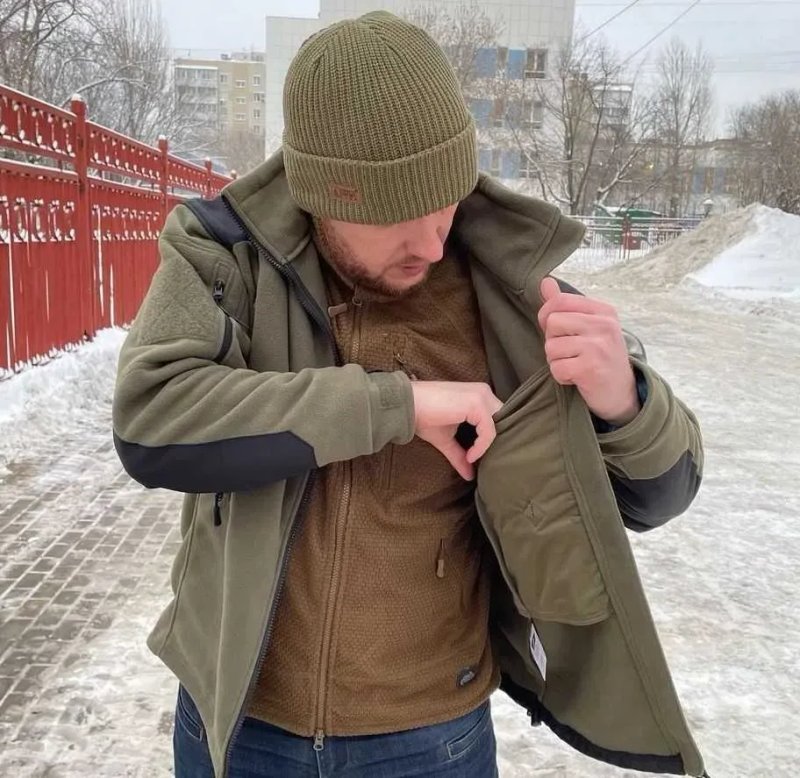 ‼️Куртка Helikon tex Liberty бомбер кофта подвійний фліс супер тепла щільна ‼️ — фото 7