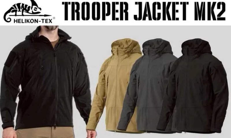 ‼️КУРТКА HELIKON-TEX TROOPER MK2 StormStretch  вітрівка плащівка лайт ШТОРМІВКА‼️ — фото 2