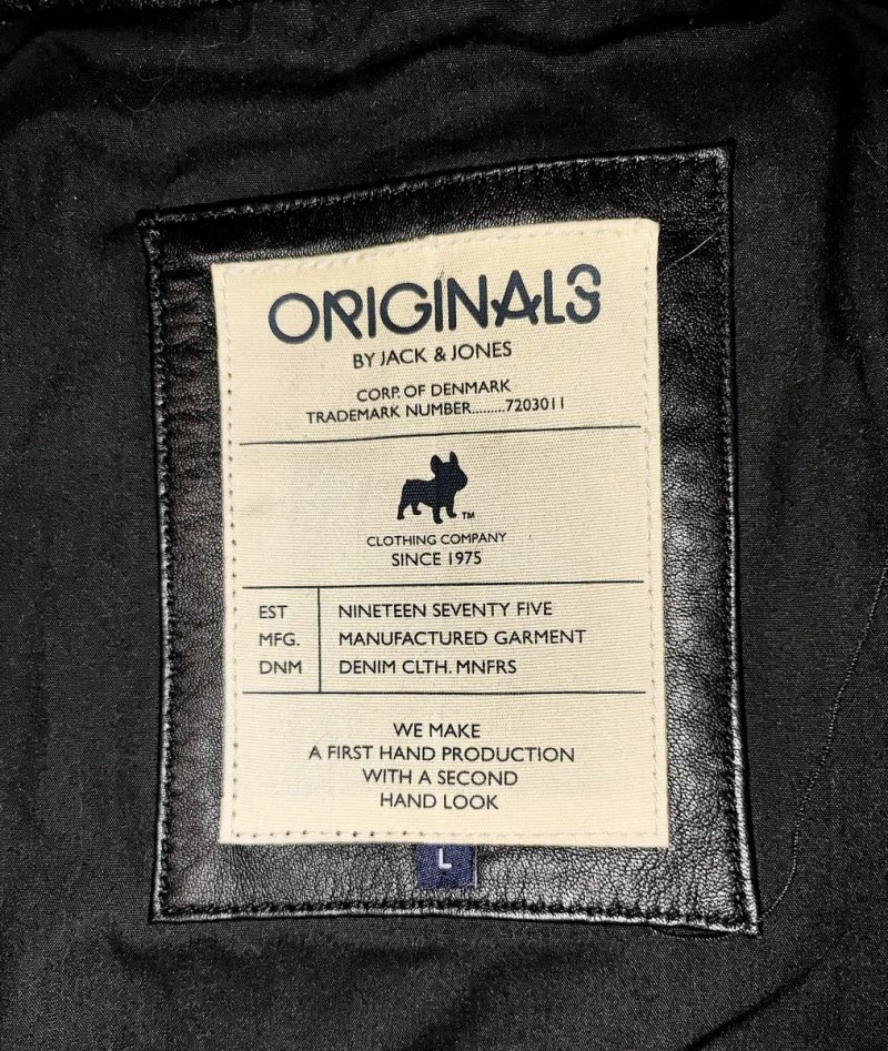 Куртка кожаная, натуральная кожа,пилот Jack & Jones Германия, р.L, 50-52 — фото 6