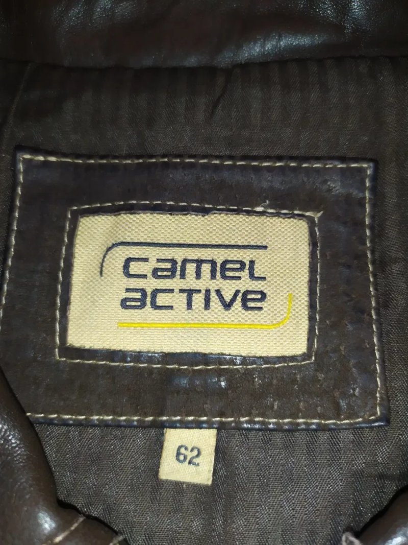 Куртка  кожаная р.62-64, пилот Camel Active   демисезонный — фото 4
