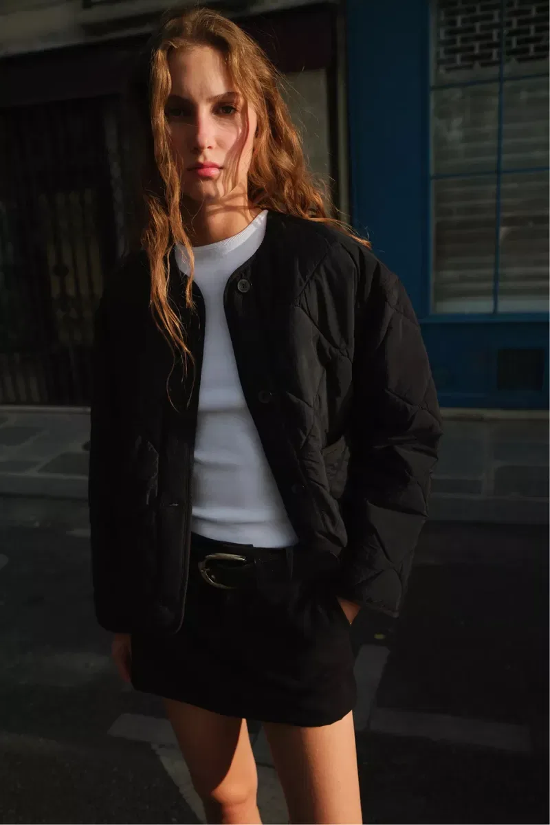 Куртка курточка лайнер бомбер zara зара — фото 4