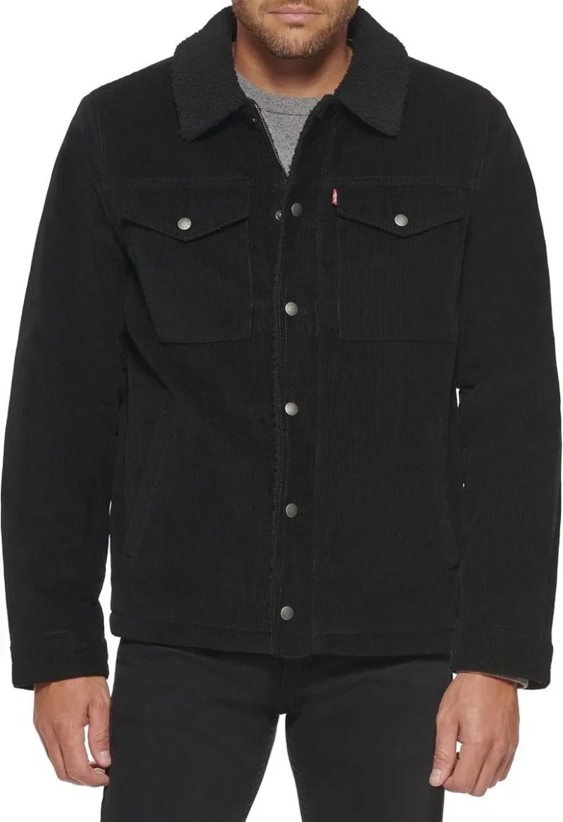 Куртка Levi's Men's Corduroy Sherpa Lined Trucker Jacket М розмір — фото 7