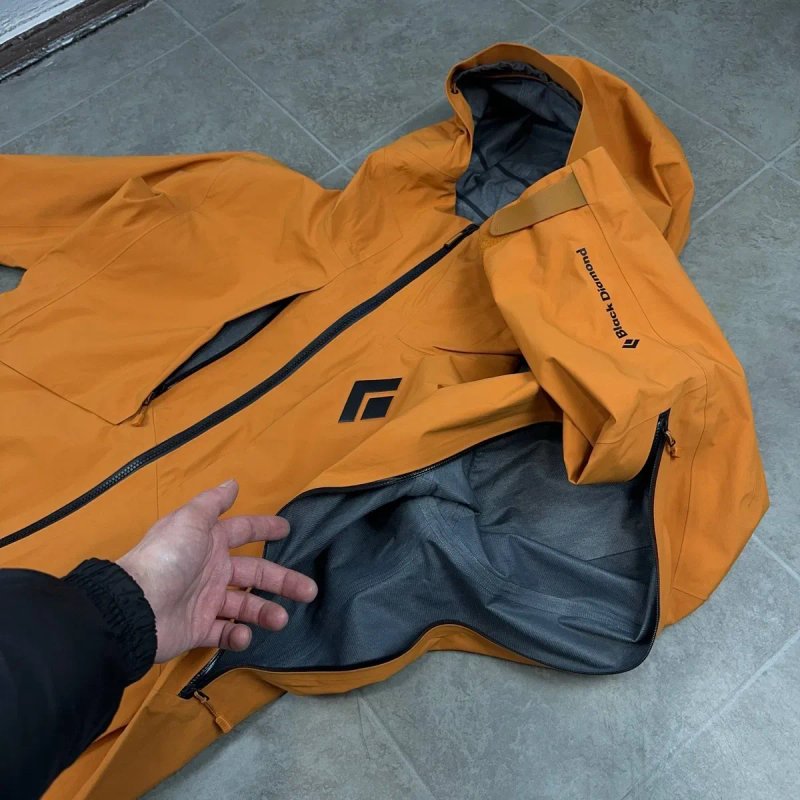 Куртка лижна Black Diamond GoreTex горная трекінгова сноуборд arcteryx туристична туристическая гірська дождевик тактическая ветровка дощовик тактична — фото 5