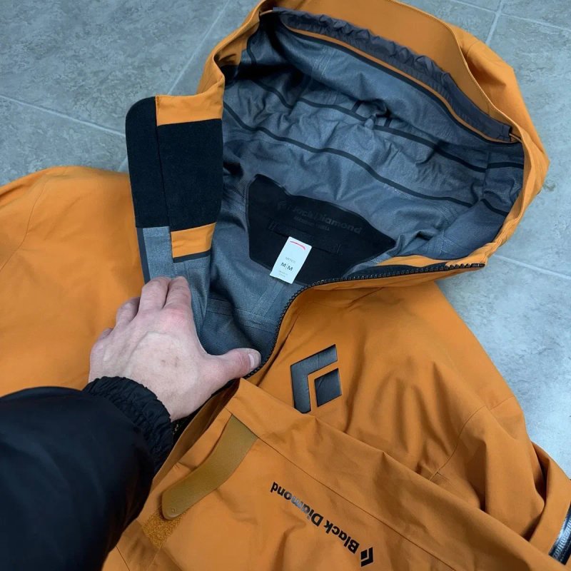 Куртка лижна Black Diamond GoreTex горная трекінгова сноуборд arcteryx туристична туристическая гірська дождевик тактическая ветровка дощовик тактична — фото 6